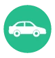 Car Icon Pin Teal